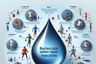 Benefits and precautions of using bactericidal water injections in sports
