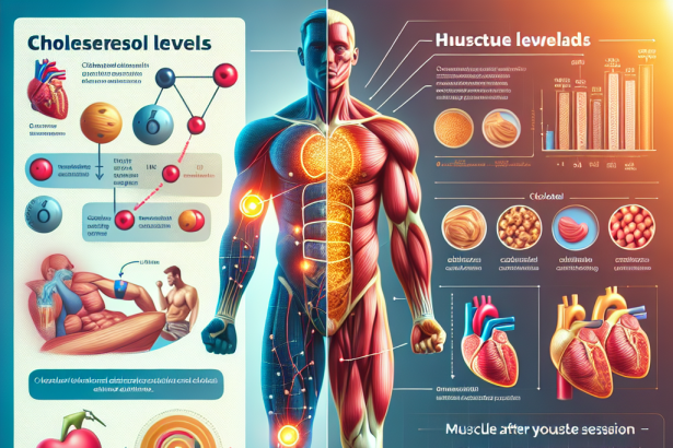 Cholesterol levels and muscle recovery after training