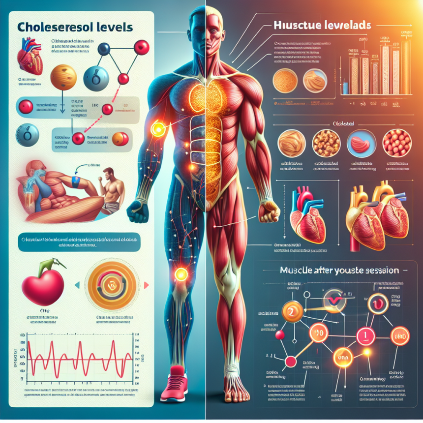 Cholesterol levels and muscle recovery after training