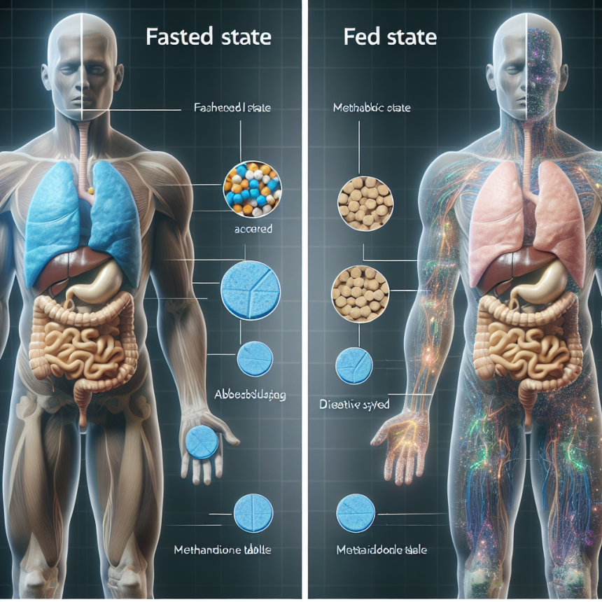 Fasted vs fed state administration of methandienone compresse