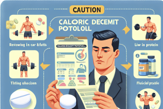 Caloric deficit protocol with oxandrolone