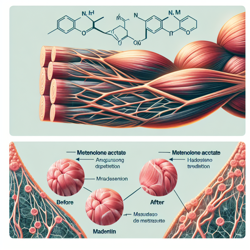 Hardening effect of acetato di metenolone on muscles