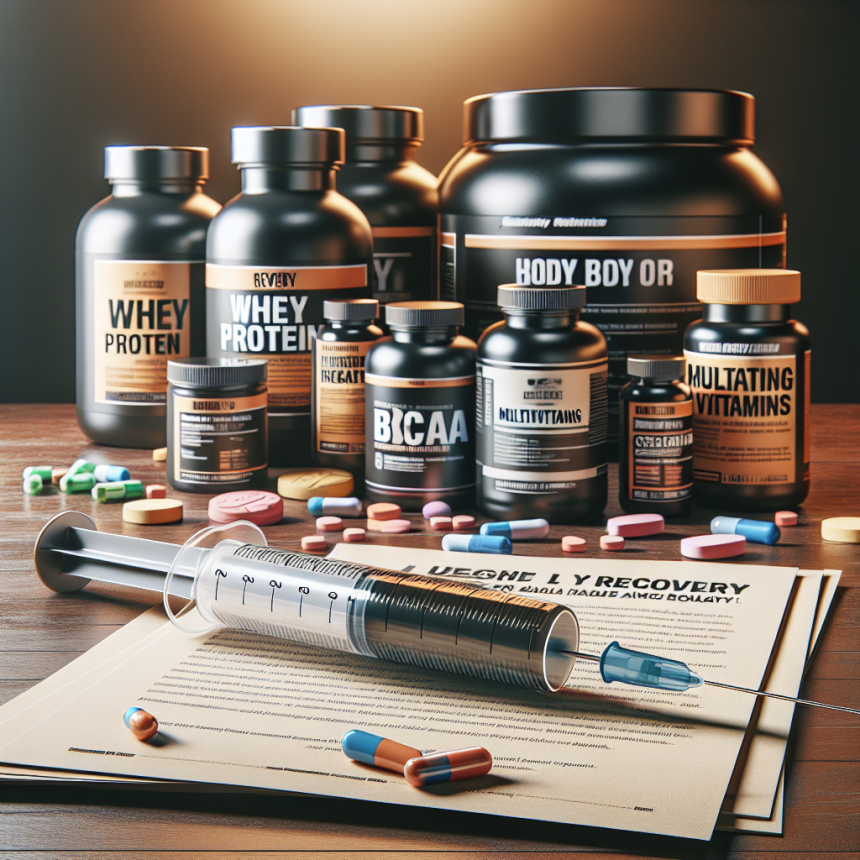 Supplements to aid recovery after methandienone injection