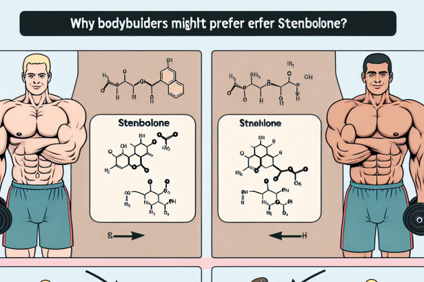 Why bodybuilders choose stenbolone over alternatives